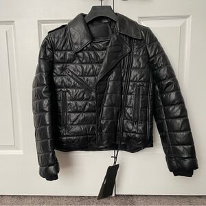 Alexander Wang x HM leather bomber jacket